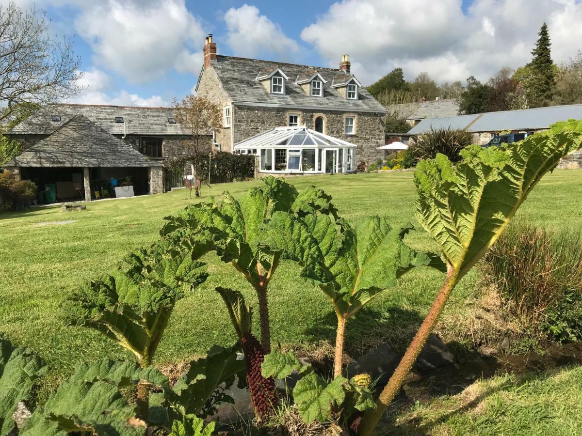 Treveighan Farmhouse Saint Teath Exteriör bild
